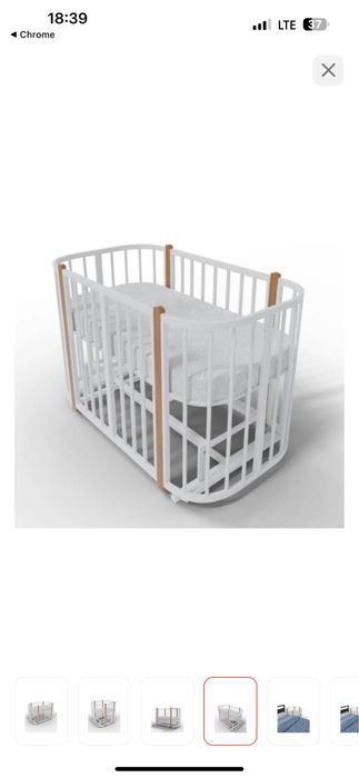 Продается кроватка колыбель трансформер Viola Lux