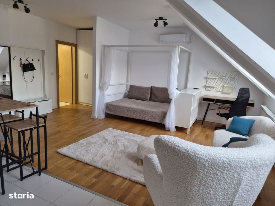 Mansardă elegantă & luminoasă | mobilată complet | cozy