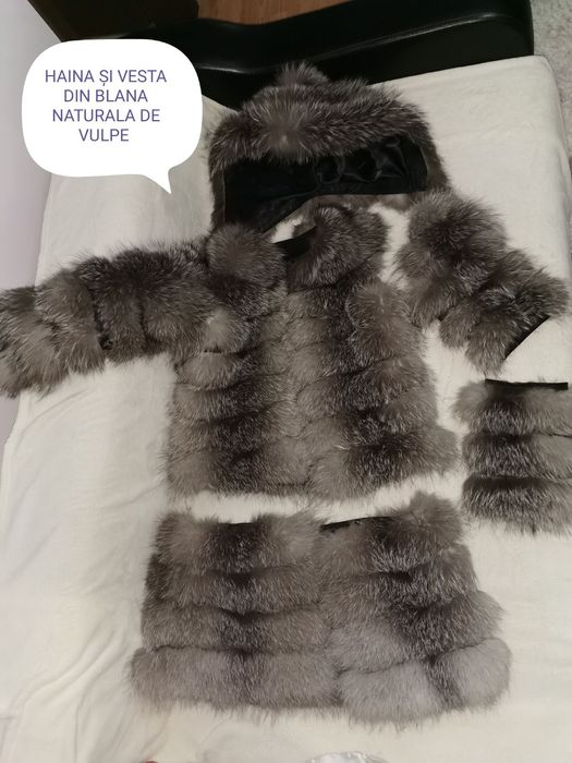 BLĂNURI NATURALE - Haina din blana naturala de vulpe