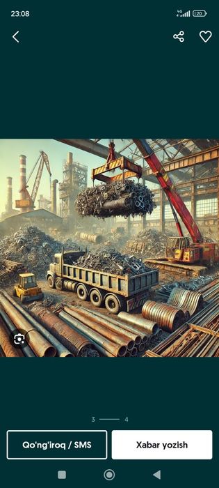 Металлом ташиш темир