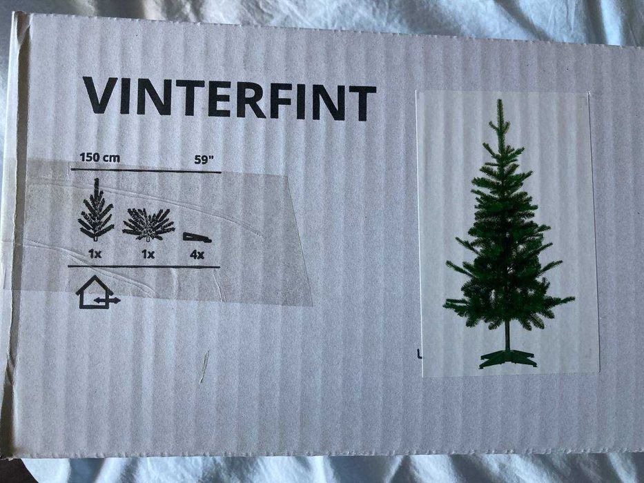 Коледна елха с украси (Ikea)