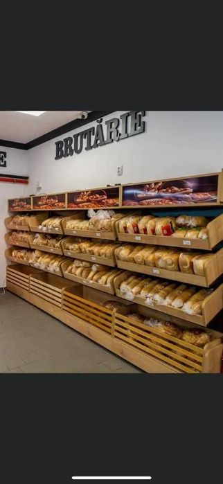 Raft panificatie raft paine magazin aprozar market model 2025 iluminat