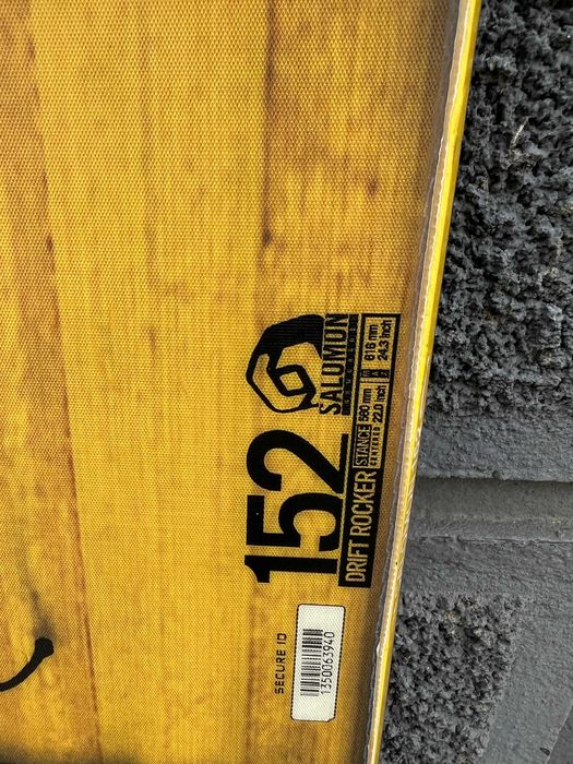 placa snowboard salomon drift rocker L152