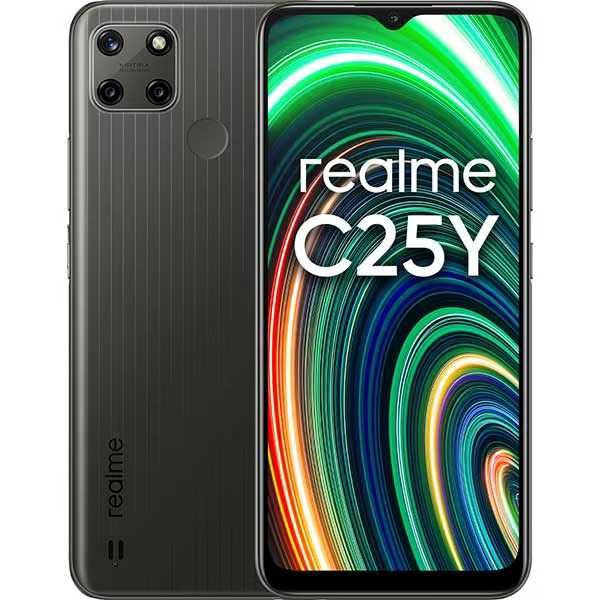 Telefon Realme C25y memorie 128GB 4G Dual Sim Display 6.5" Gri Nou Sigilat