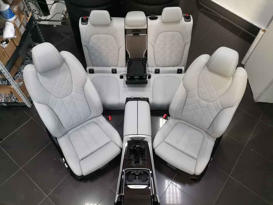НОВ Спортен Кожен Салон Sensafin BMW X5 G05 X7 G07 Silverstone