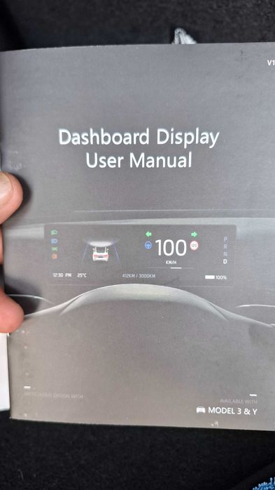 Display Tesla frontal