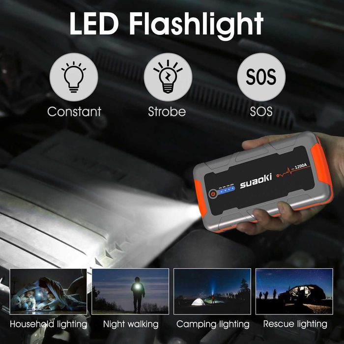 JUMP STARTER SUAOKI EPOWER 92 1200A Стартер за кола