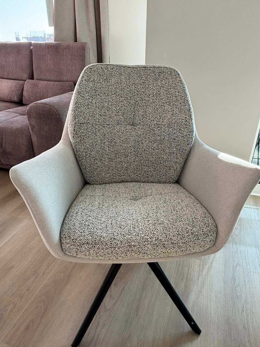 6 броя Стол Houston 2072 (Светло сив)