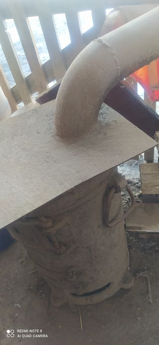 Печь буржуйка чугунная