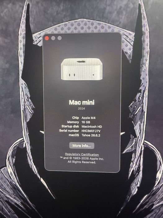 Mac Mini M4 – 16GB RAM / 256GB SSD + Dock 1TB + Kit Logitech tastatură & mouse