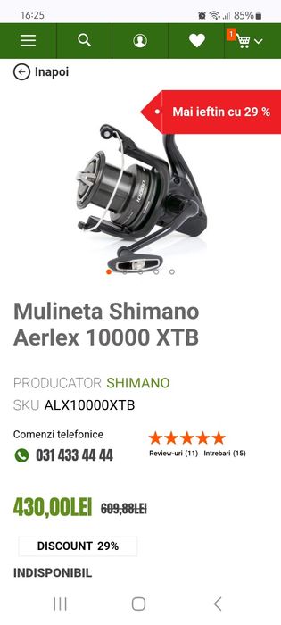 Mulineta Spod Shimano