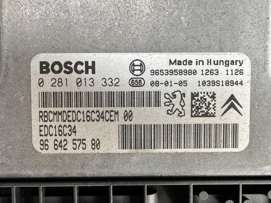 Компютър/ECU за Пежо 308 1.6hdi