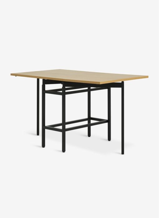 Чисто Нова Кухненска Маса/ Рафт Jysk - 75x38/84/130 цвят топъл дъб