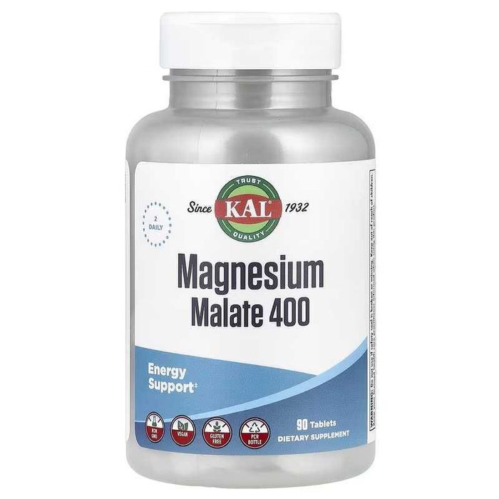 KAL  Magnesium Malate Малат магния магний magnit 90 таблеток