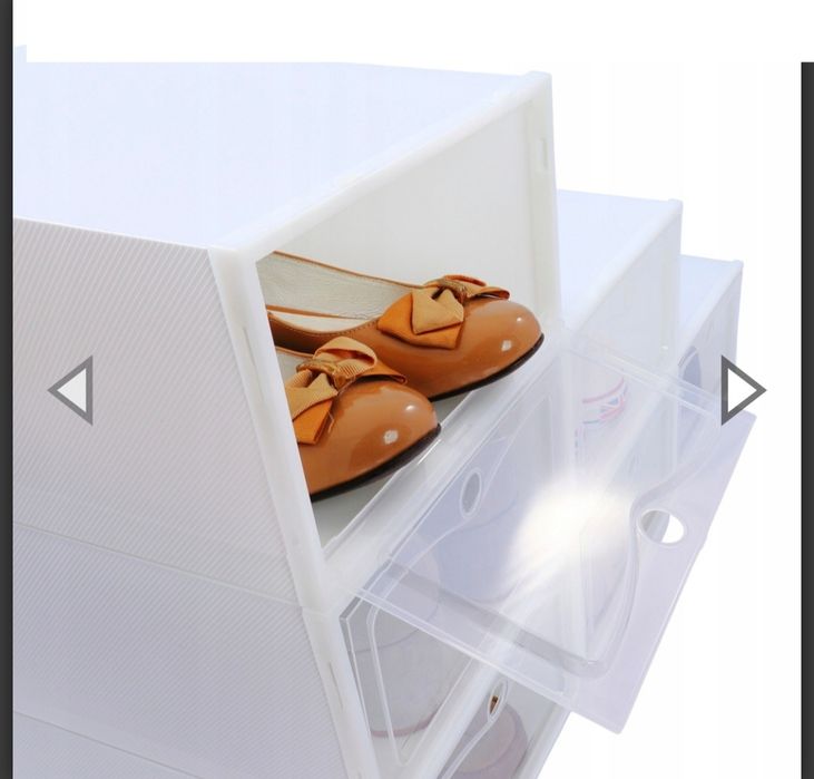 Кутия за съхранение на обувки прозрачна