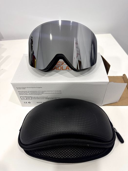 vand ochelari ski/ snowboard OBAOLAY  negru cu lentila tip oglinda