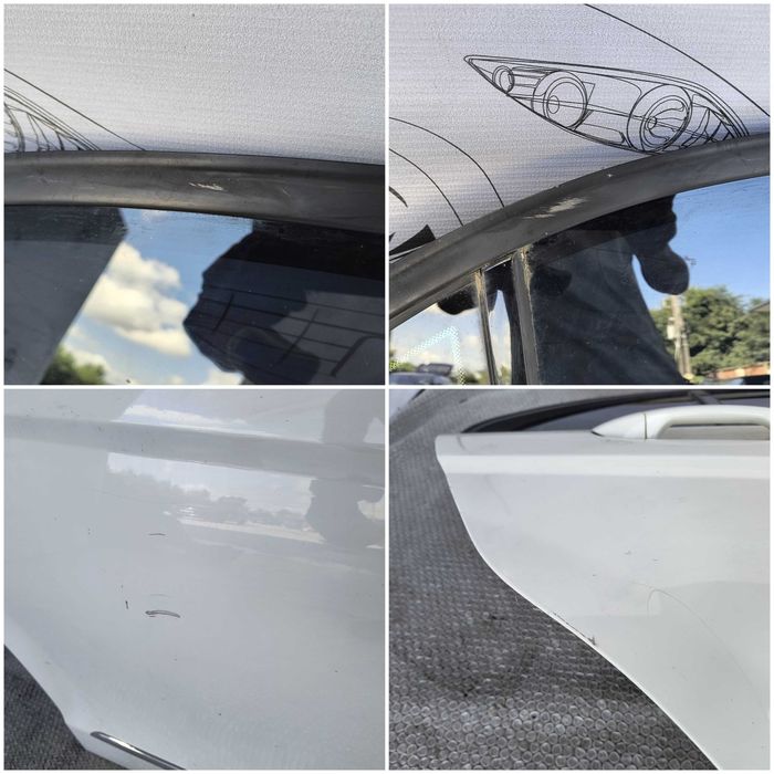Ușă Spate Dreaptă Mercedes-Benz C-Class W204 Sedan Alb Cod Culoare 650 2011 / [2007-2014] / A2047302200 (11H)