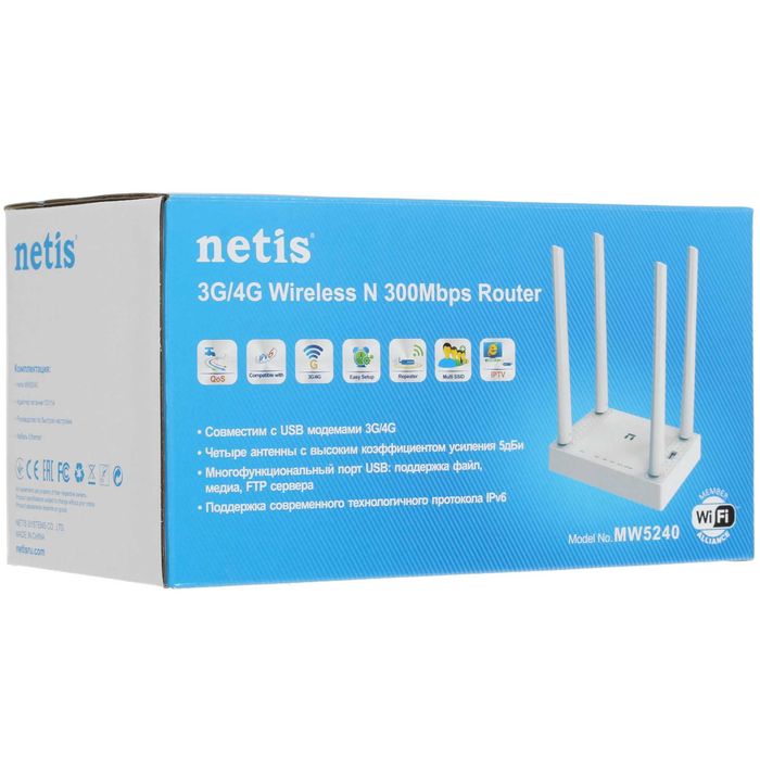 Wi-Fi роутера NETIS MW5240