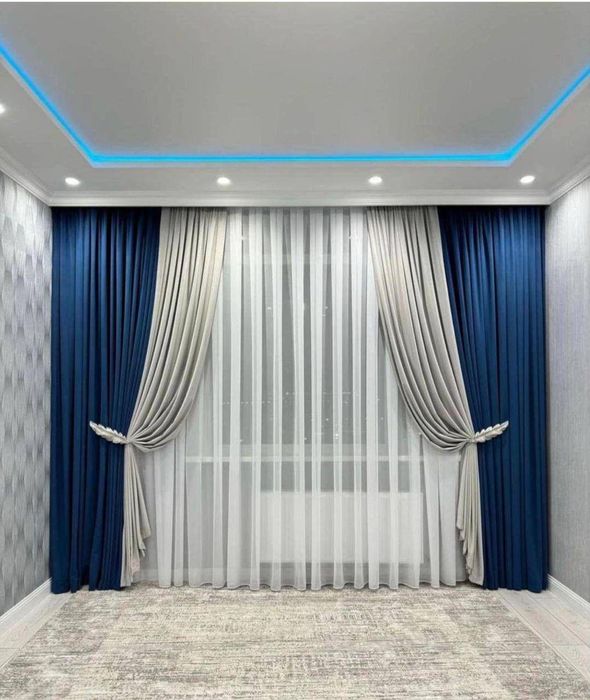 Штор мен Тюль жиынтығы   ПЕРДЕ