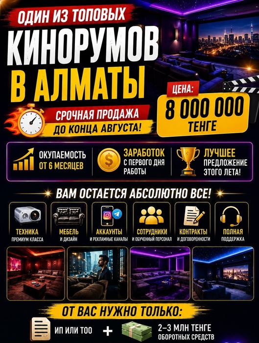 Кинорум готовый бизнес