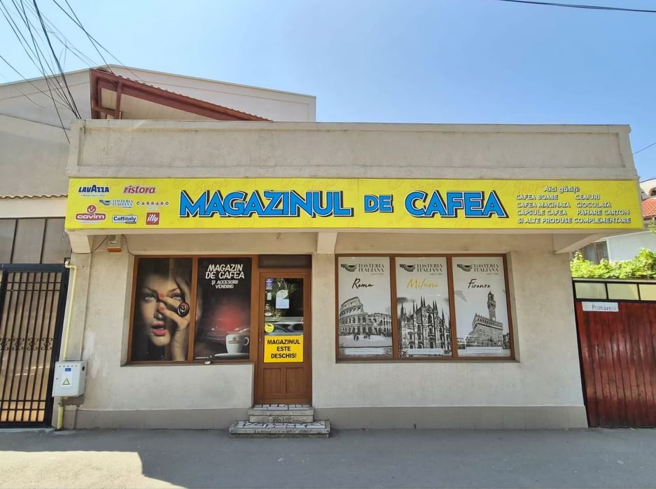 Magazin de cafea de vânzare – afacere la cheie, doar 10.000 €