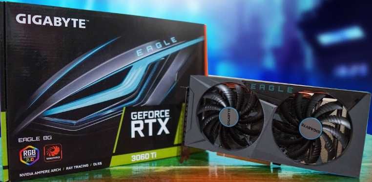 Placa video RTX 3060ti Gigabyte Eagle OC
