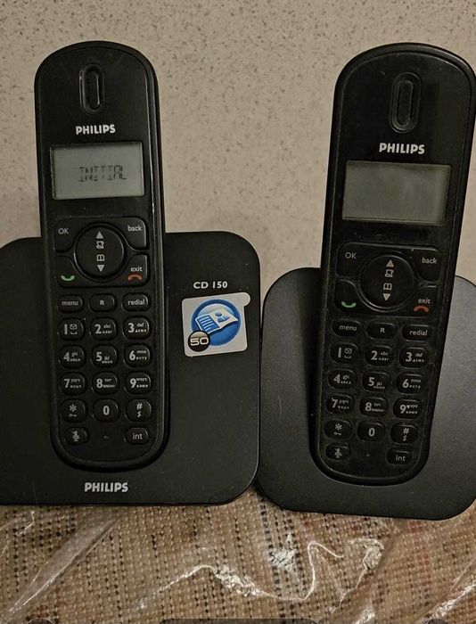 Комплект из двух радиотелефонов Philips