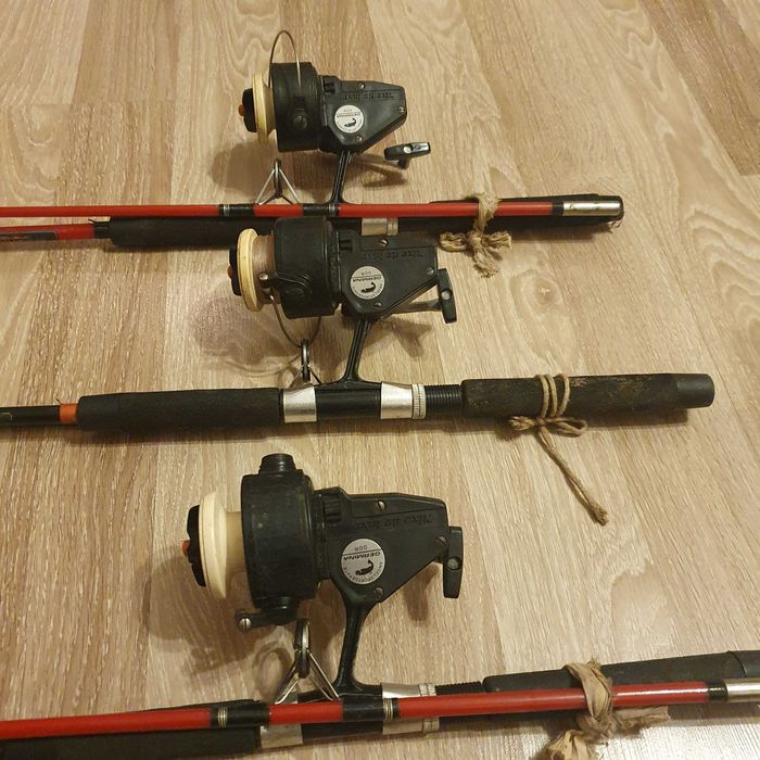 Ретро    въдици  с макари