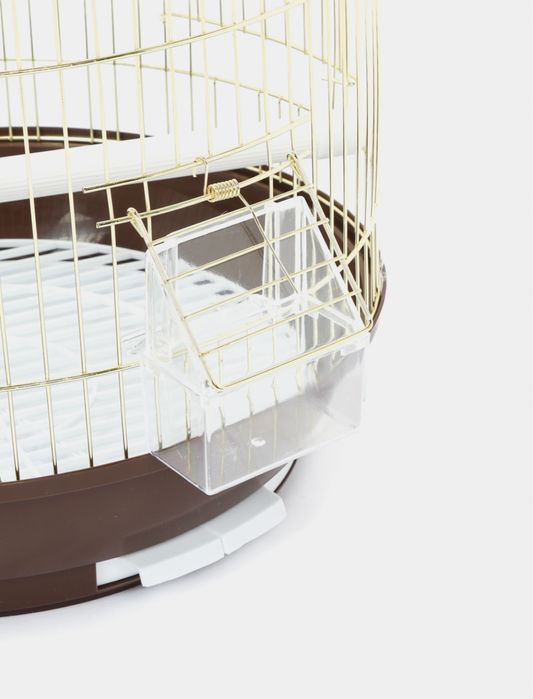 Qushlar uchun gold qafas.  (kod-328g)