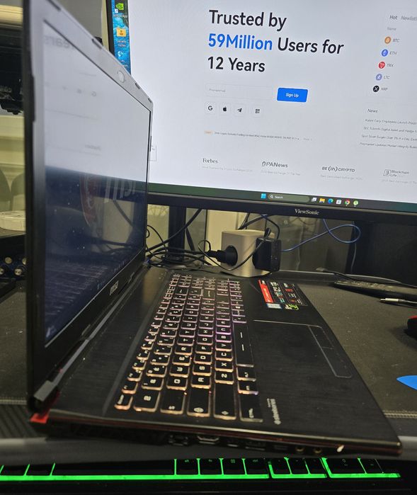 Геймърски лаптоп MSI GP63- i5,16gb, GTX 1060