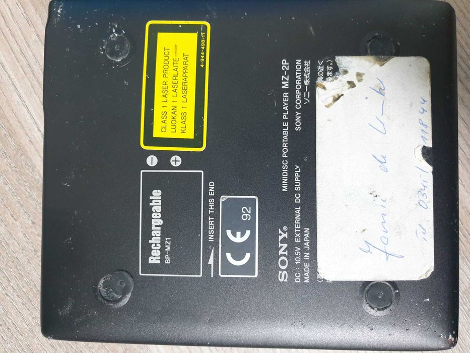 Sony MD Walkman MZ-2P (1992) – Vintage / Raritate / Pentru colecție sau piese