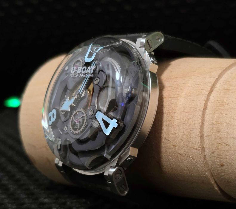 U-BOAT U-65 44mm SS TURQUOISE – Ref 3352 – NOU – Ceas în GARANȚIE