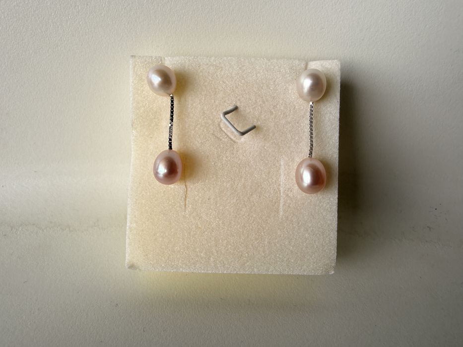 Set lantisor cercei si pandantiv perle autentice