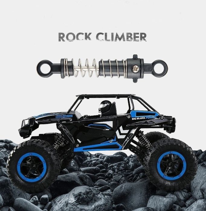 Офроуд джип с дистанционно управление Син, Зелен