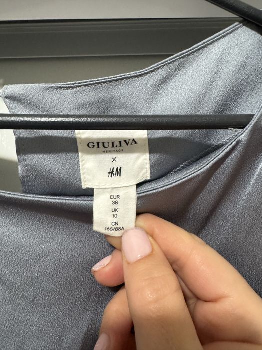 Сива рокля 38 размер