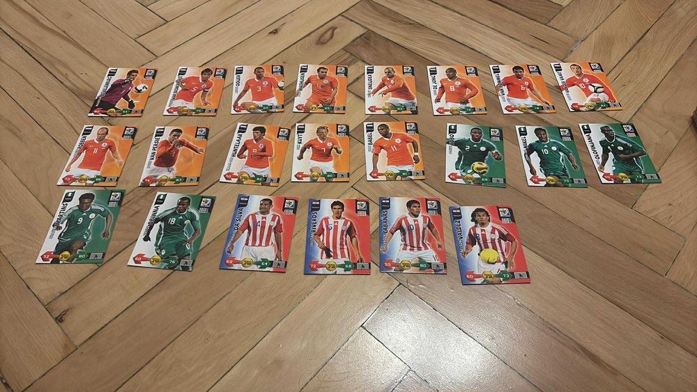 241 различни Panini карти Световно 2010
