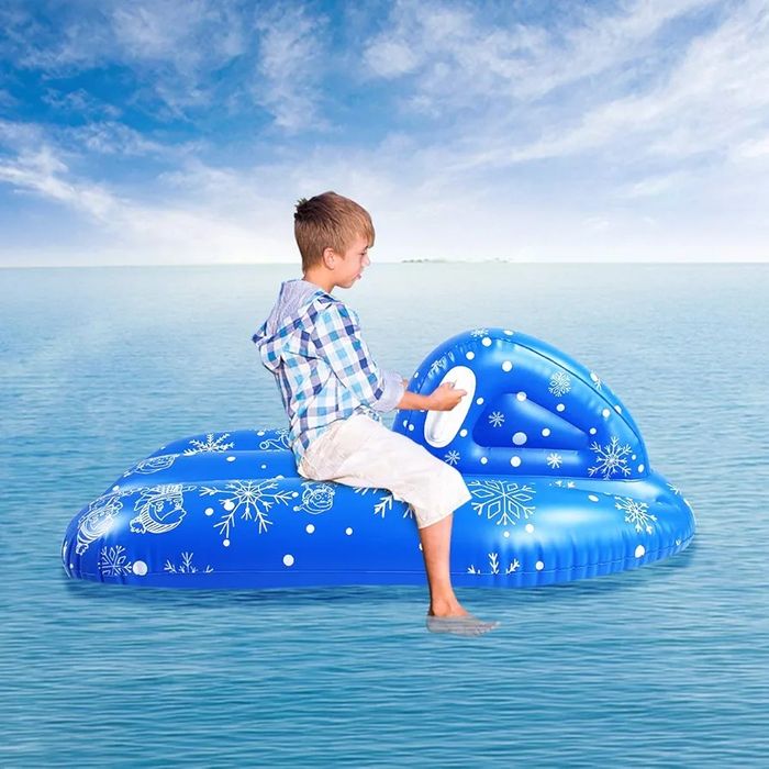 Надуваем джет Sunshine, Сноумобил, Син