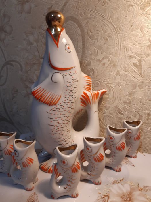 Коньячный набор рыбок