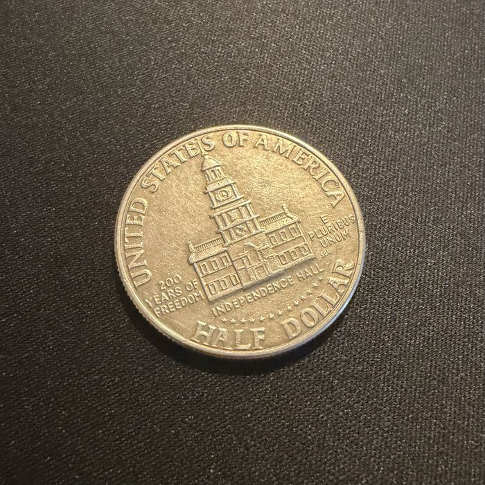 Monedă de Colecție Kennedy Half Dollar 1776–1976 (Bicentennial SUA)