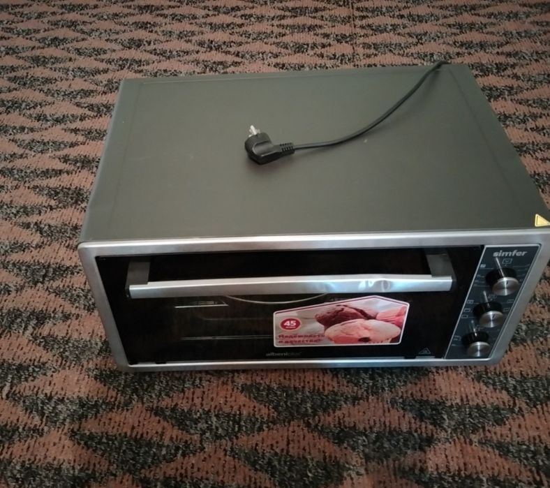 Духовка электрическая сотилади холати янги стилни хромировани кинопка