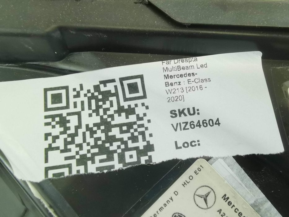 Фар Дясен MultiBeam Led Мерцедес-Бенц Е-Клас W213 Оригинален В Добро С