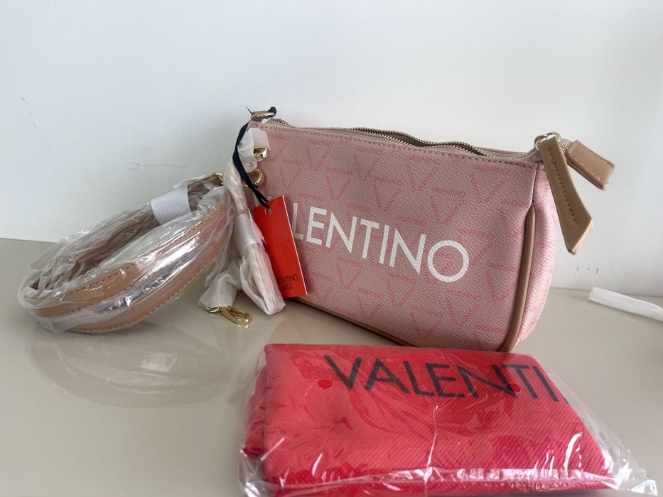 Valentino by Mario Valentino малка дамска чанта LIUTO - розова