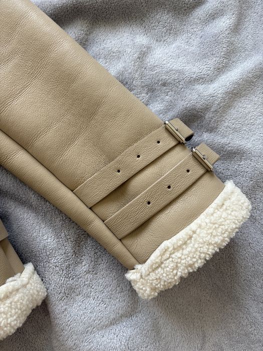 Дубленка Zara беж