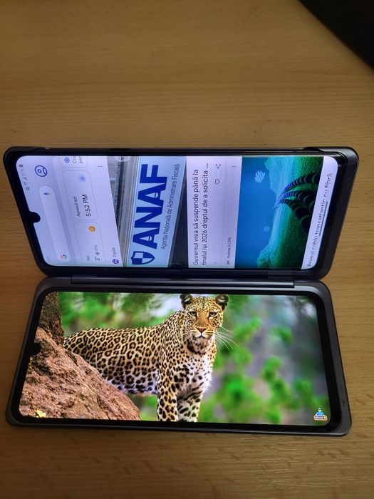 Telefon lg velvet 5 g dual screen 128 giga