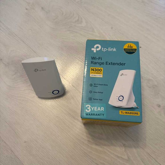Wi-Fi усилвател TP-Link TL-WA850RE N300 / Range Extender 300 Mbps