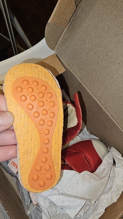 Pantofi Bibi nr. 20 piele naturala, rosii