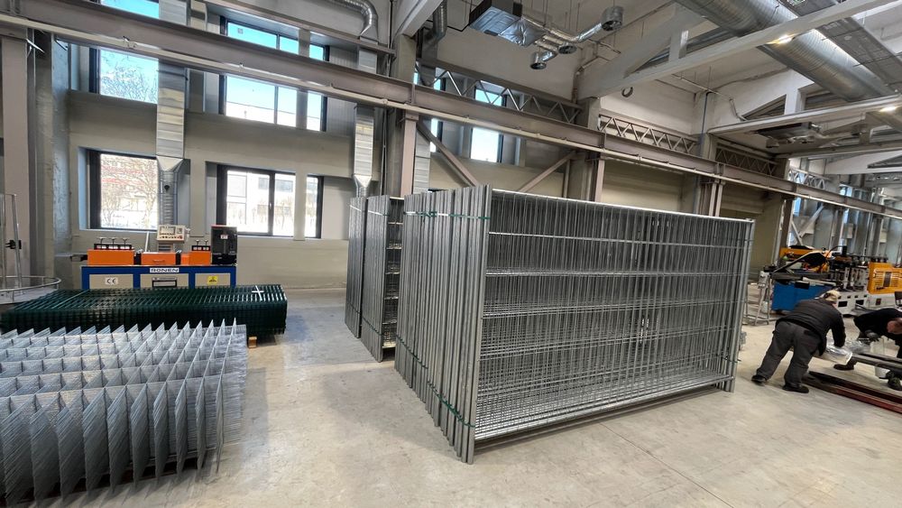 Мобилна прозирна строителна ограда пано 3500/2000мм