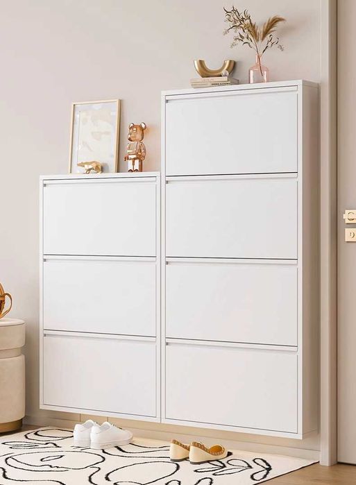 Шкаф за дверь для обуви

Обувной шкаф для узких пространств