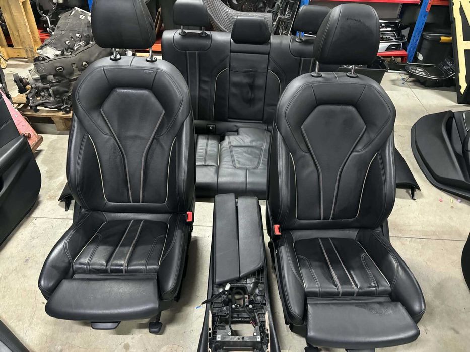 Interior complet piele incalzit M Sport BMW seria 5 G30 2017-2022