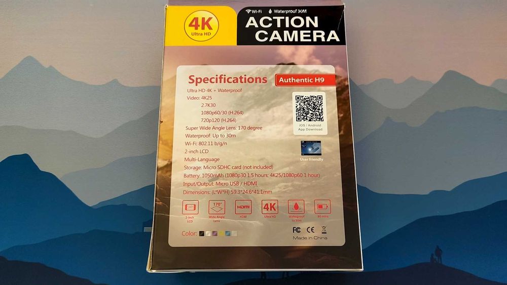 Camera de actiune 4K Ultra HD - Waterproof - Sigilat